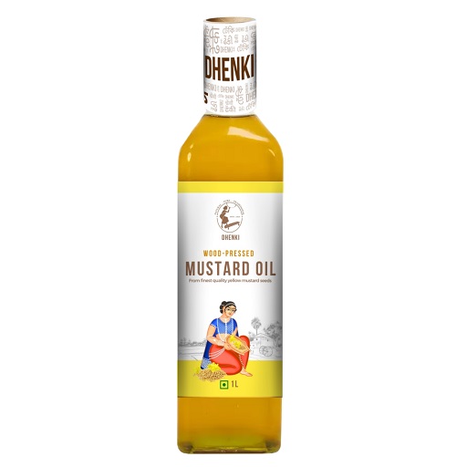 Wood Pressed Yellow Mustard Oil- 1 Litre